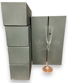 8 Rosenthal Oversized Champagne Flutes, Group 3