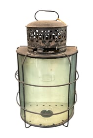 Antique Ship Lantern Spanish-American War