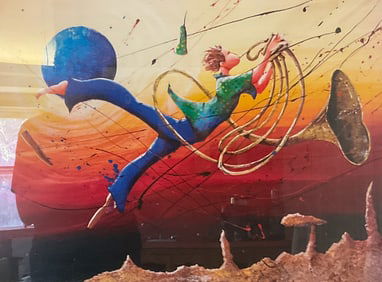 Marcus Glenn Lithograph "Floatin' with the Mojo"