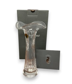 Waterford Crystal Ballet Ruffled Bud Vase