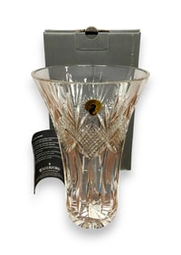 Waterford Crystal Delamore 8" Vase