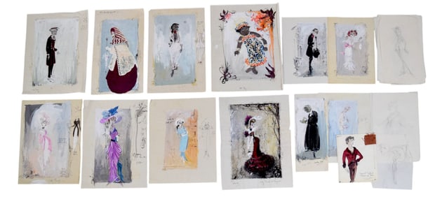 Valmouth 26 Pieces Costume Design Artwork