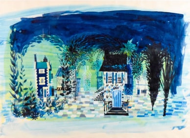 The Love Doctor Set Design Street Scene