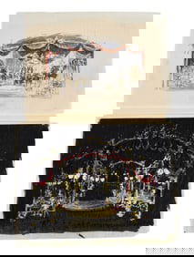 Die Fledermaus 4 Pieces Set Design Artwork