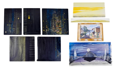 The Most Happy Fella 9 Pieces Set Design Artwork