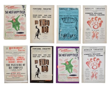 8 West End Posters 1950s-1960s