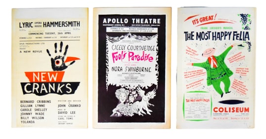 3 West End Posters 1959-1960