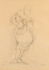 A Funny Thing Happened Costume Sketch Senex