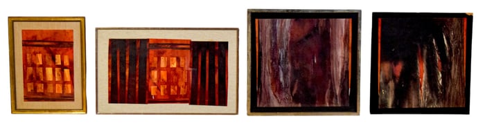 The Rape of Lucretia 4 Pieces Set Design Artwork