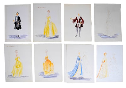 The Rehearsal 9 Pieces Costume Design Artwork