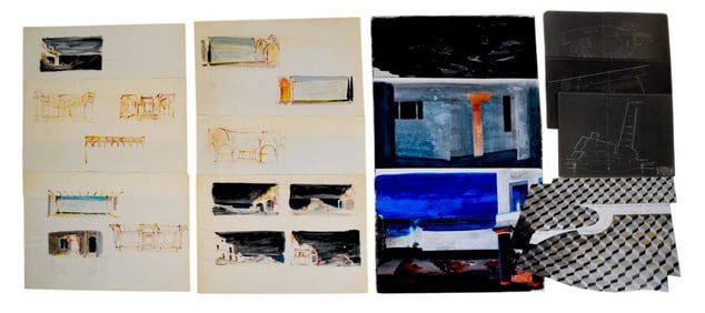 Otello 10 Pieces Set Design Original Artwork