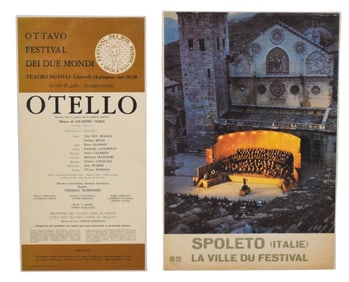 Otello 2 Spoleto Festival Posters
