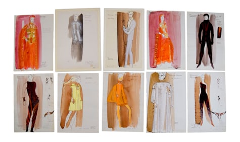 Midsummer Marriage 10 Pieces Costume Design Art