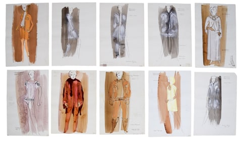 Midsummer Marriage 10 Pieces Costume Design Art