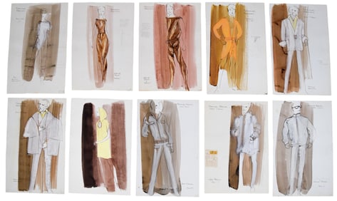 Midsummer Marriage 10 Pieces Costume Design Art