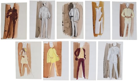 Midsummer Marriage 9 Pieces Costume Design Art