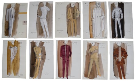 Midsummer Marriage 10 Pieces Costume Design Art