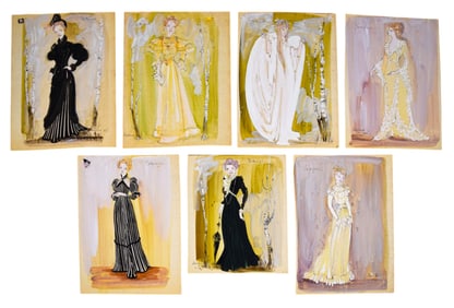 The Sea Gull 7 Pieces Costume Design Artwork
