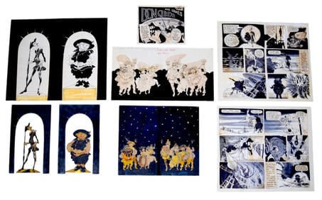 The Travails of Sancho Panza Original Set Artwork