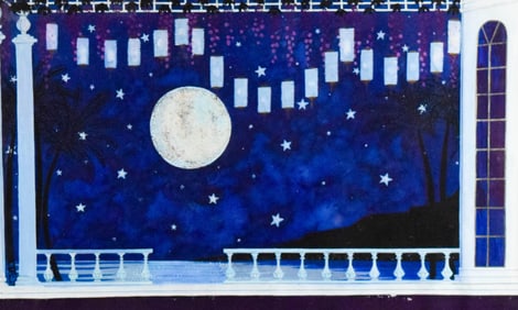 The Boy Friend Film Set Design Night Sky