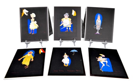 Once Upon a Time 6 Pieces Costume Design Artwork