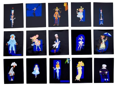 Once Upon a Time 15 Pieces Costume Design Artwork