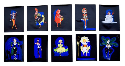 Once Upon a Time 10 Pieces Costume Design Artwork