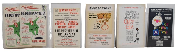 9 West End Posters 1950s-1970s