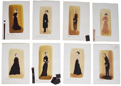 Uncle Vanya 8 Pieces Costume Design Artwork