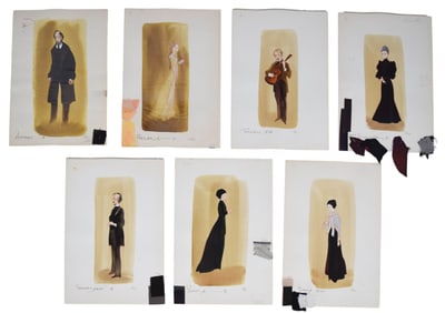 Uncle Vanya 7 Pieces Costume Design Artwork