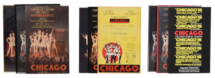 Chicago Group of 9 Posters Some Signed