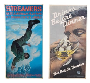 Paul Davis 2 Posters Streamers & Drinks Before