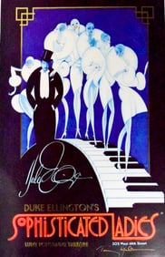Sophisticated Ladies Tony Walton Signed Poster