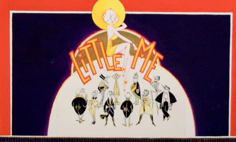 Little Me Original Show Scrim Artwork