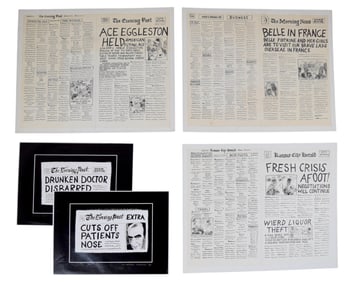 Little Me Prop Newspaper Original Artwork & Prints