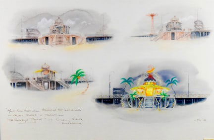 The Goodbye People Set Design Artwork
