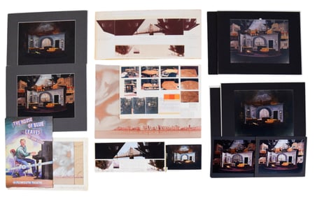 The House of Blue Leaves Set Design Artwork