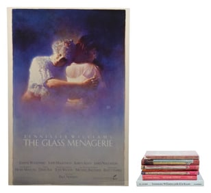 The Glass Menagerie Poster & T. Williams Books