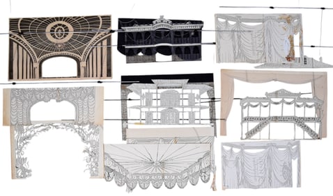 The Merry Widow Set Model Drops