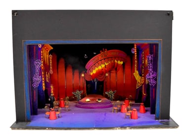 Guys & Dolls Set Model Hot Box Interior