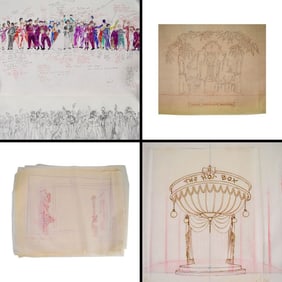 Guys & Dolls 60+ Set Design Sketches