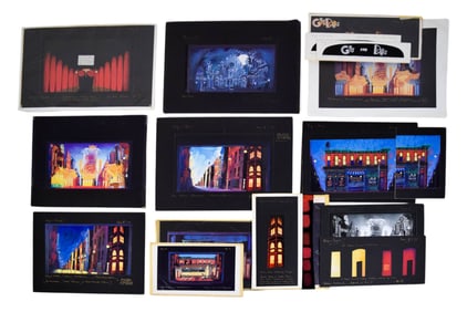 Guys & Dolls 21 Pieces Set Design Artwork