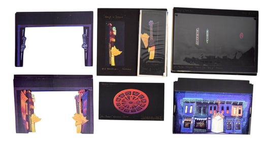 Guys & Dolls 26 Pieces Set Design Artwork