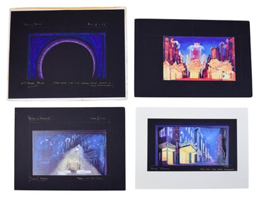 Guys & Dolls 17 Pieces Set Design Artwork