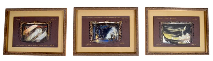 Tosca 3 Pieces Set Design Artwork