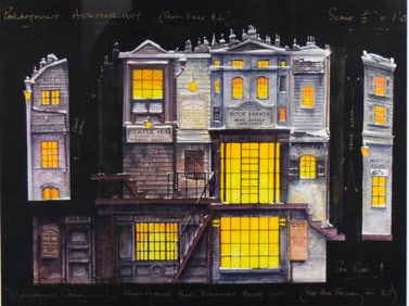 A Christmas Carol Set Design Artwork