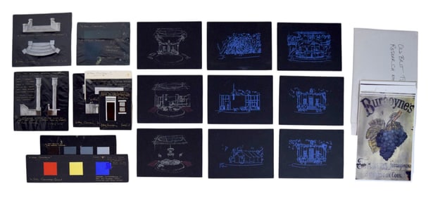 A Fair Country 18 Pieces Original Set Design Art