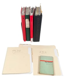 Major Barbara Binders With Scripts, Notes