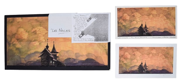 Les Noces 3 Set Design Prints