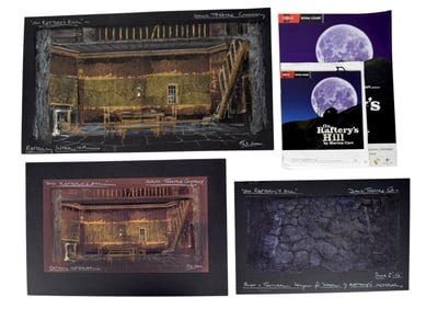 On Raftery's Hill Set Design Artwork, Papers